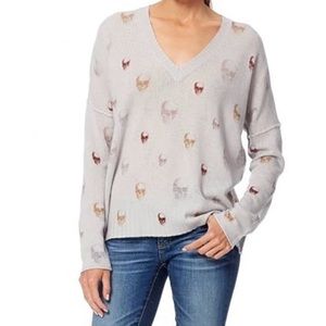 Skull cashmere Axel Grey Skull Jumper